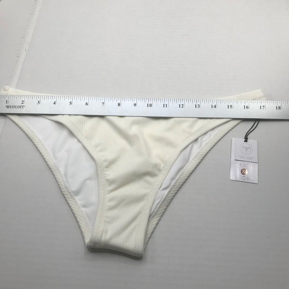 Shade And Shore Women's Sz. Large 12-14 High Leg Extra Cheeky Bikini Swim Bottom - Picture 6 of 8